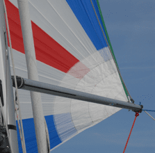 Spinnaker sailing