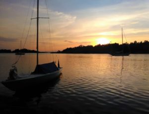 Evening in Stockholm archipelago
