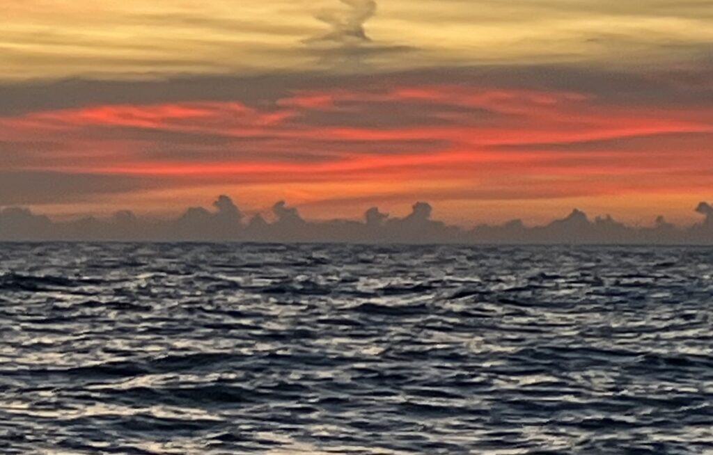 sunset atlantic ocean