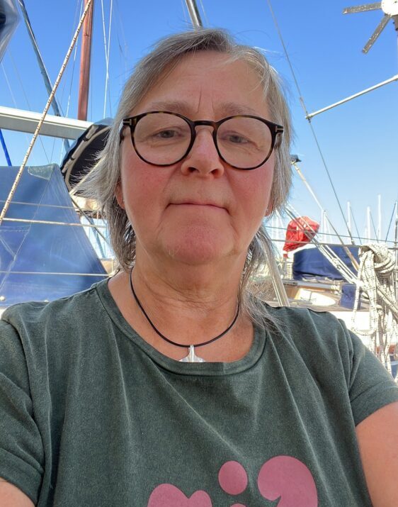 Birgitta på Aura birgitta at sea